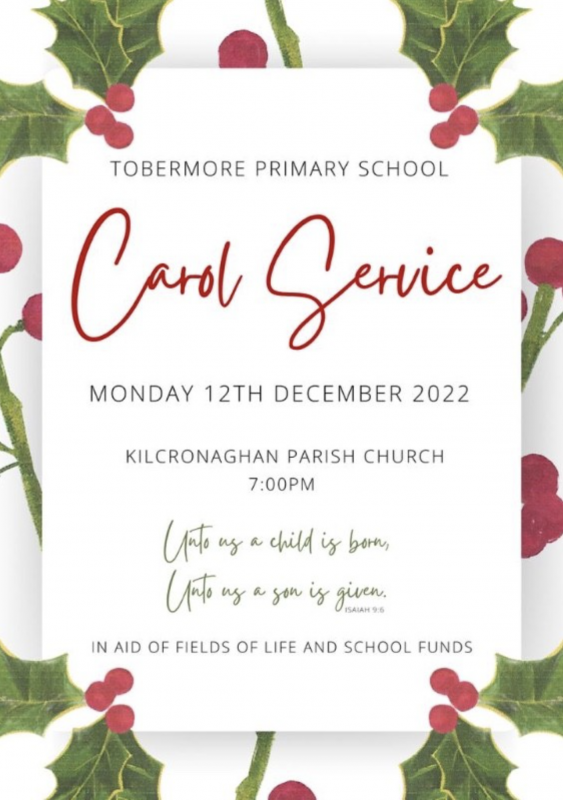 Carol Service in Kilcronaghan Parish Church